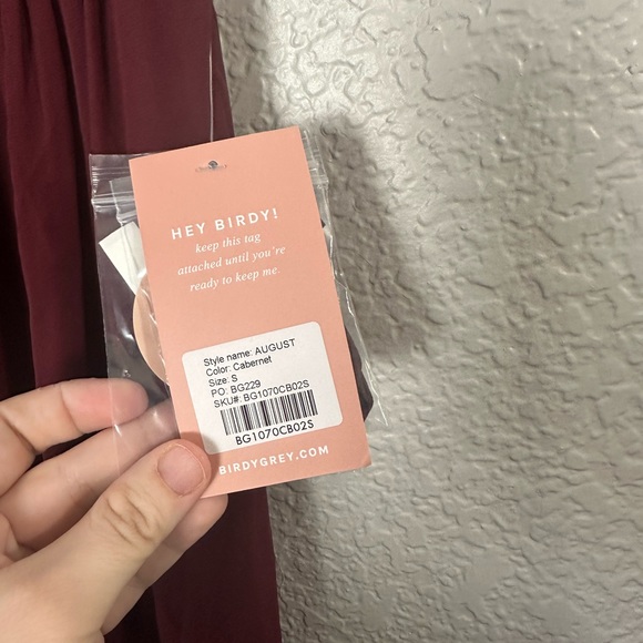 NWT Birdy Grey August Convertible Dress in Cabernet - Picture 5 of 6